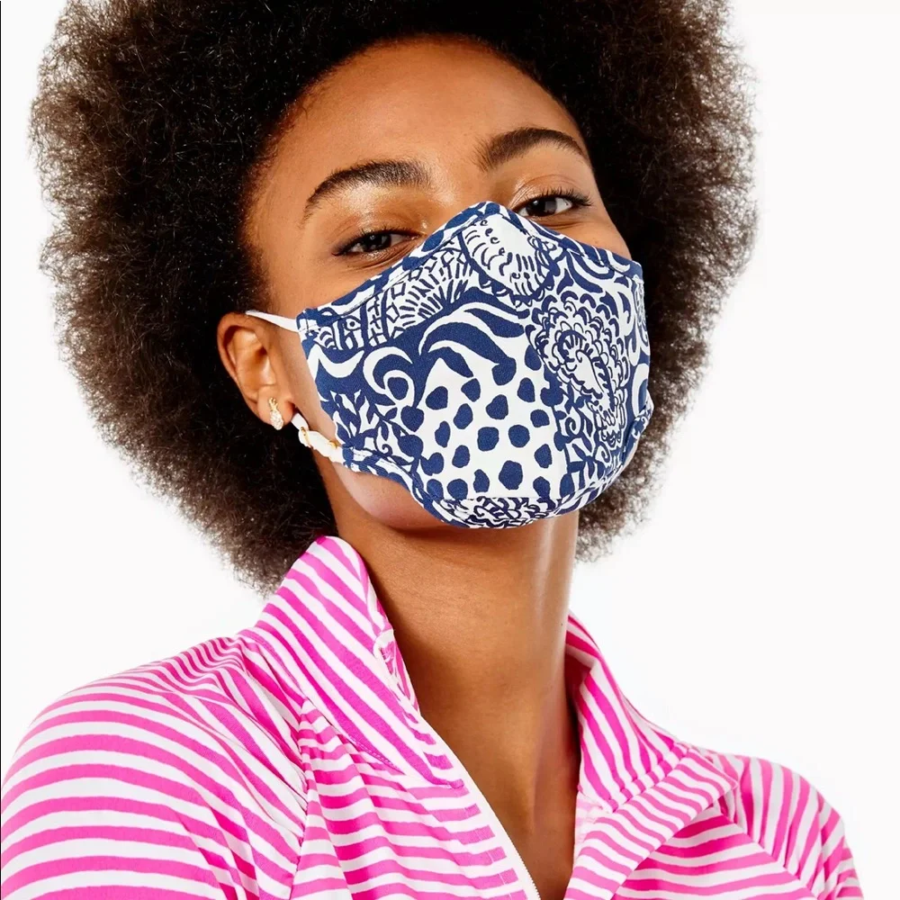 Set of 3 Lilly Pulitzer face masks